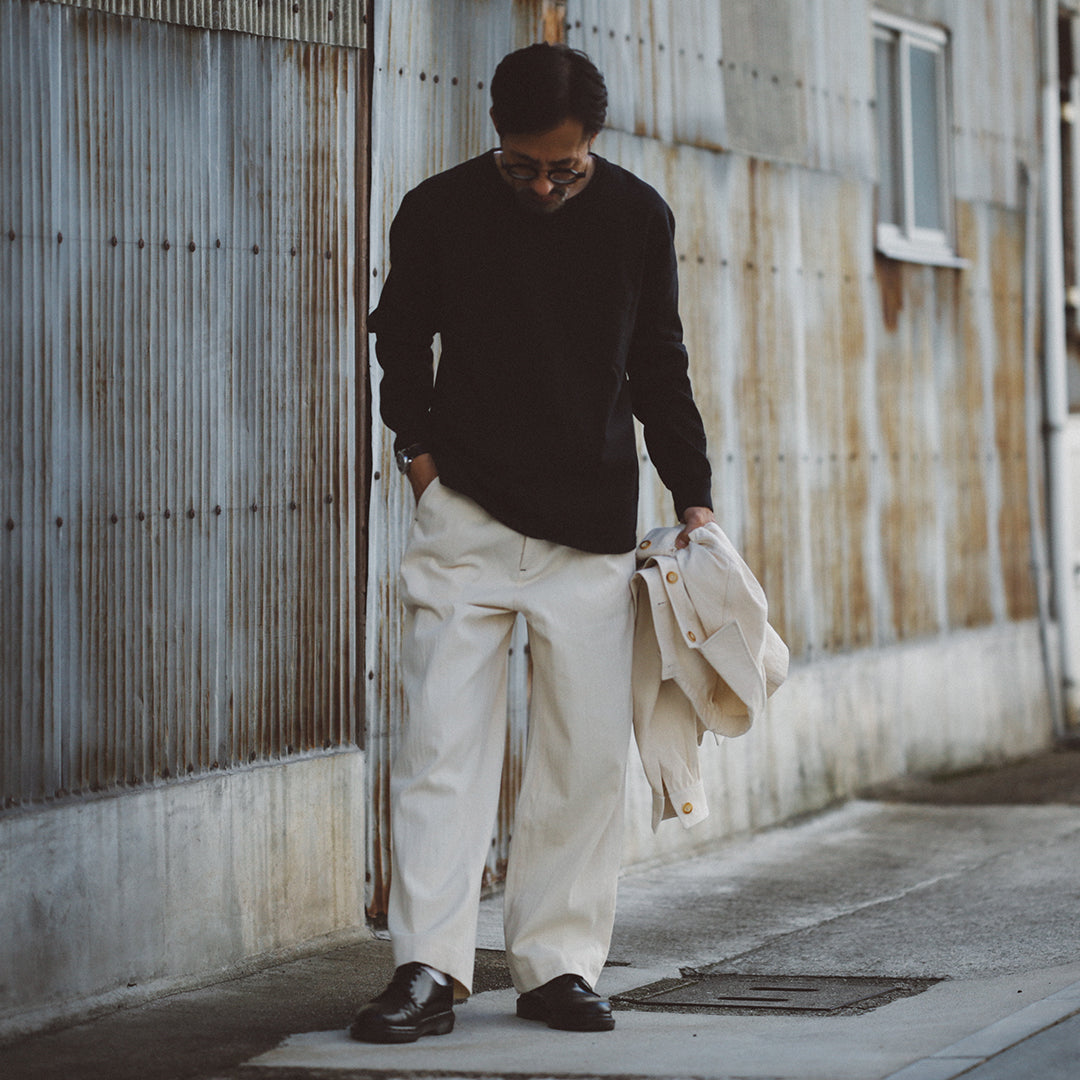 Herringbone Col. / Work Pants