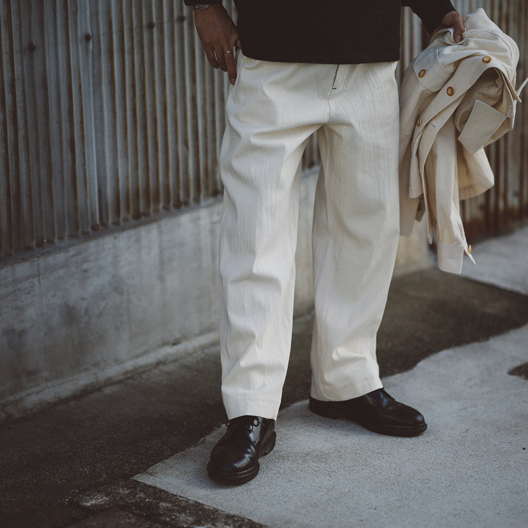 Herringbone Col. / Work Pants