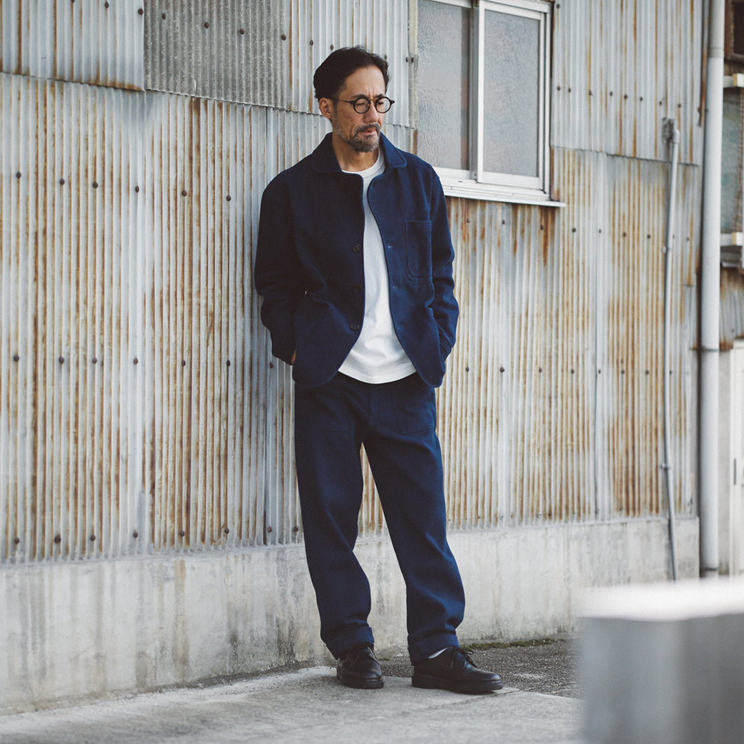 Limited Edition Col. / Sashiko Indigo Heavy weight Work Pants