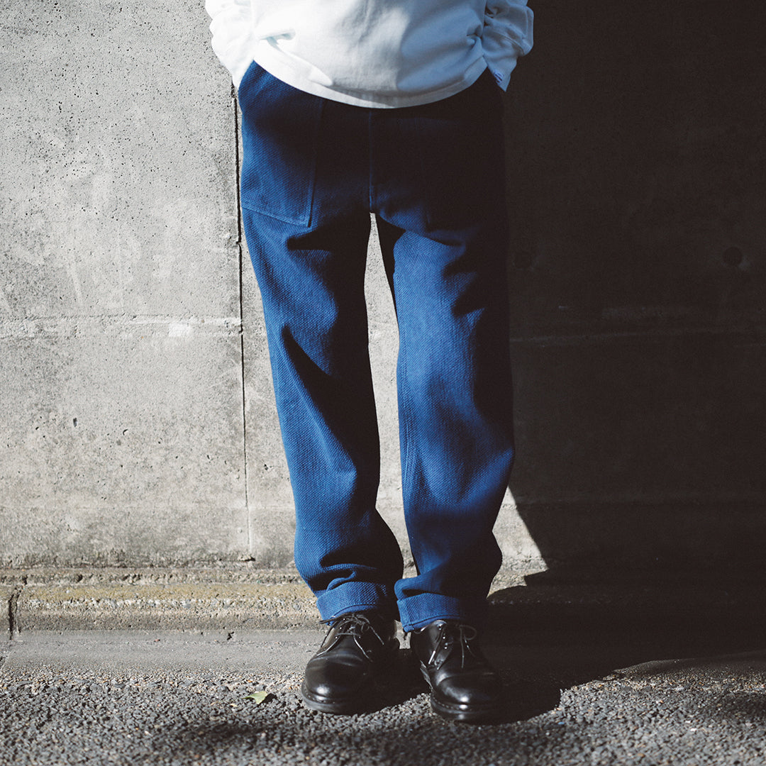 Limited Edition Col. / Sashiko Indigo Heavy weight Work Pants