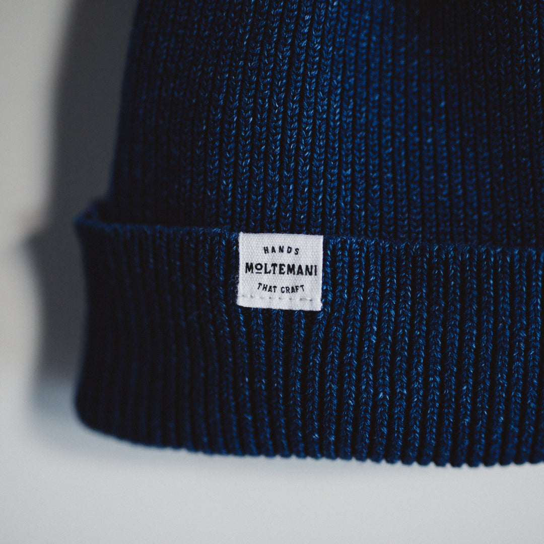 Indigo Dye Col. / COTTON Watch Cap