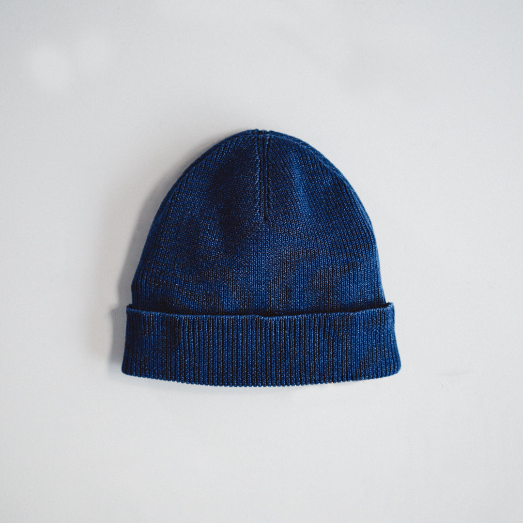 Indigo Dye Col. / COTTON Watch Cap