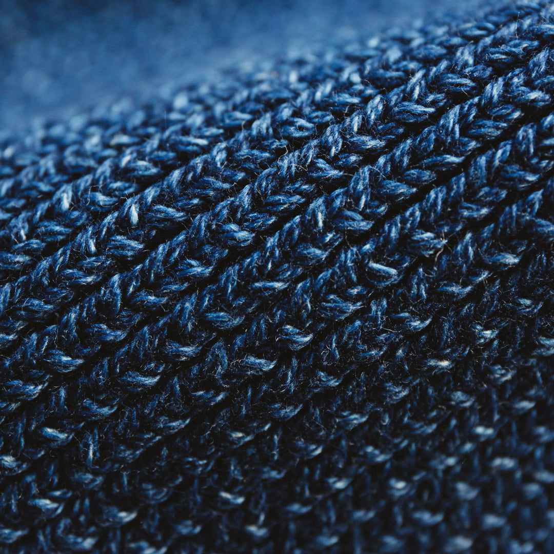Indigo Dye Col. / COTTON Watch Cap