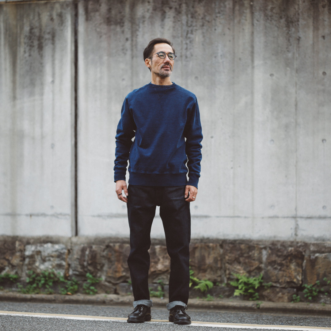 Indigo Dye Col. / 15.5oz Denim Sweat