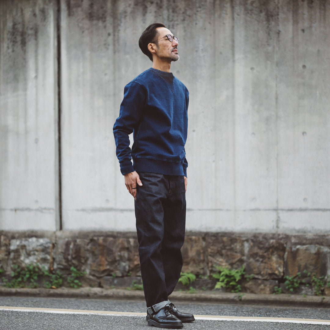 Indigo Dye Col. / 15.5oz Denim Sweat