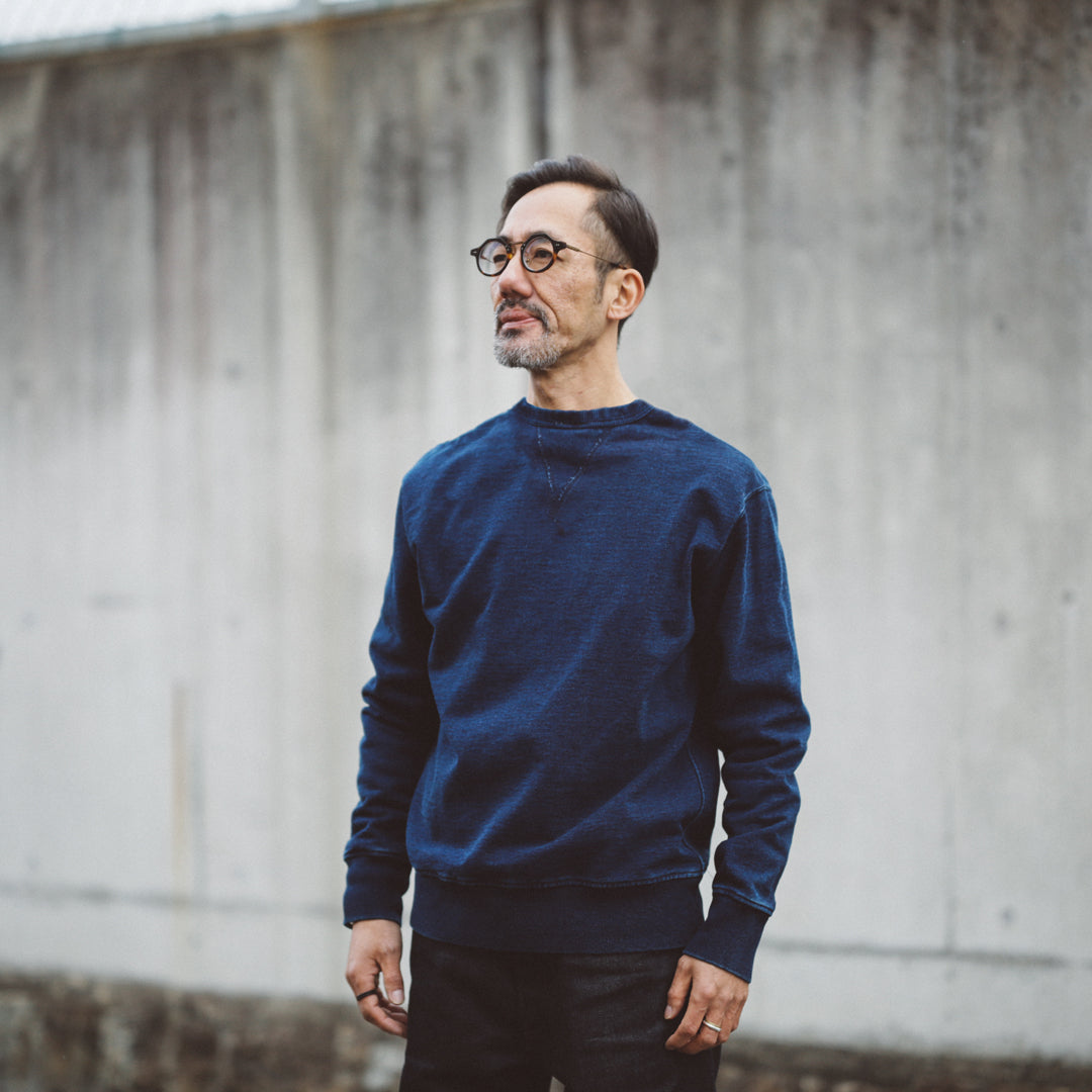 Indigo Dye Col. / 15.5oz Denim Sweat