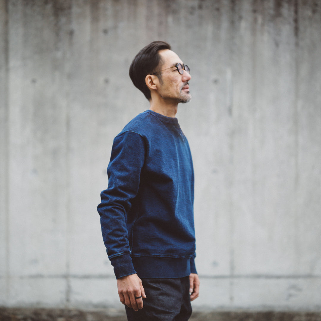 Indigo Dye Col. / 15.5oz Denim Sweat