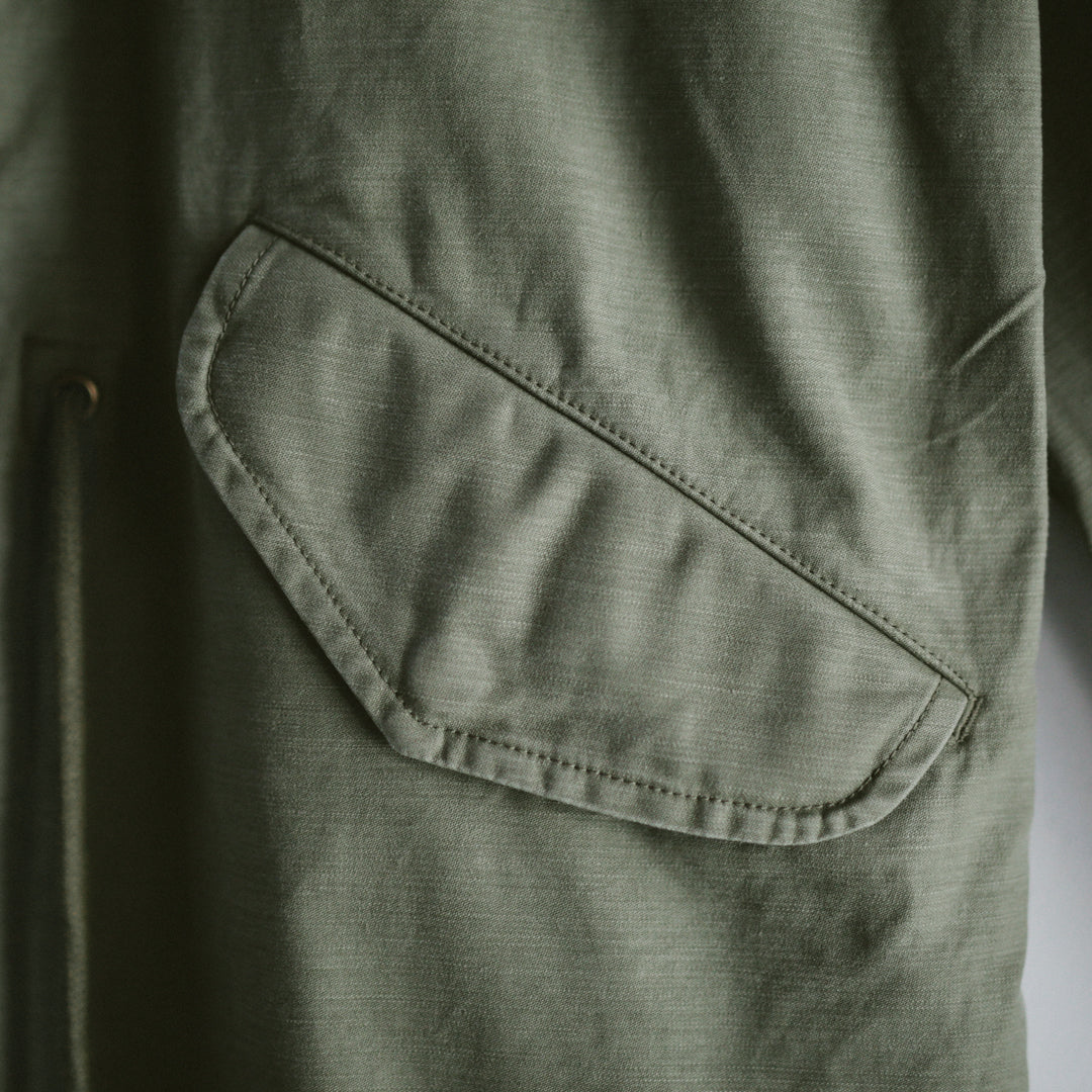 Limited Edition Col. / 8.5oz Okayama Back Satin Mods Coat