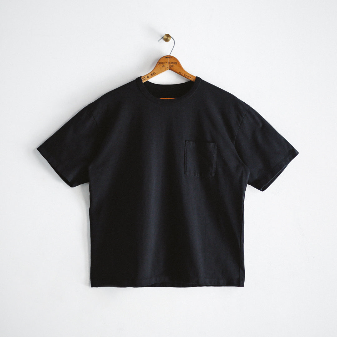 Classic Col. / BIG Silhouette Crewneck Pocket T-shirt