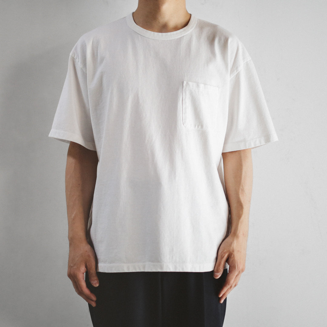 Classic Col. / BIG Silhouette Crewneck Pocket T-shirt