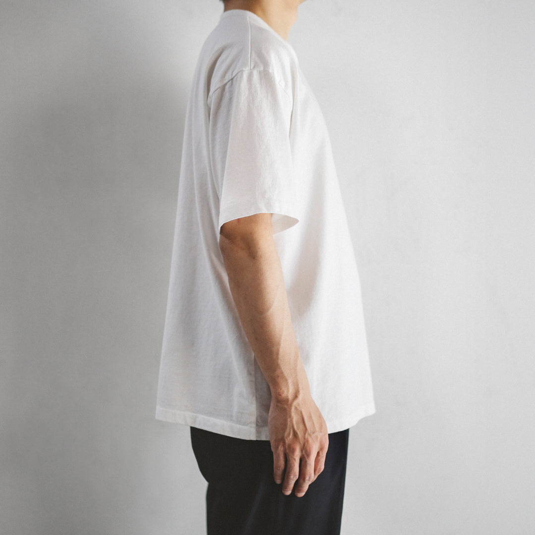 Classic Col. / BIG Silhouette Crewneck Pocket T-shirt