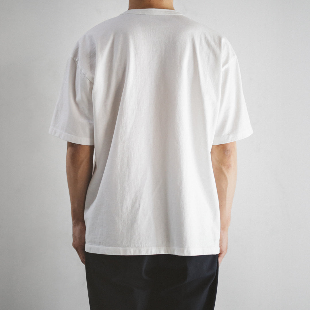 Classic Col. / BIG Silhouette Crewneck Pocket T-shirt
