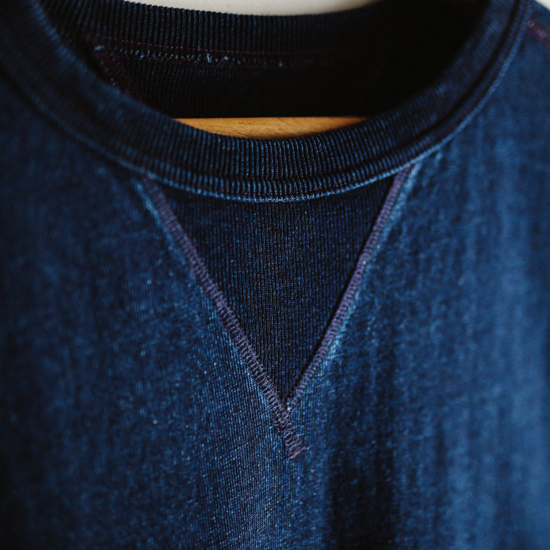 Limited Edition Col. / 10oz Indigo Dyed V-Gazette T-Shirt