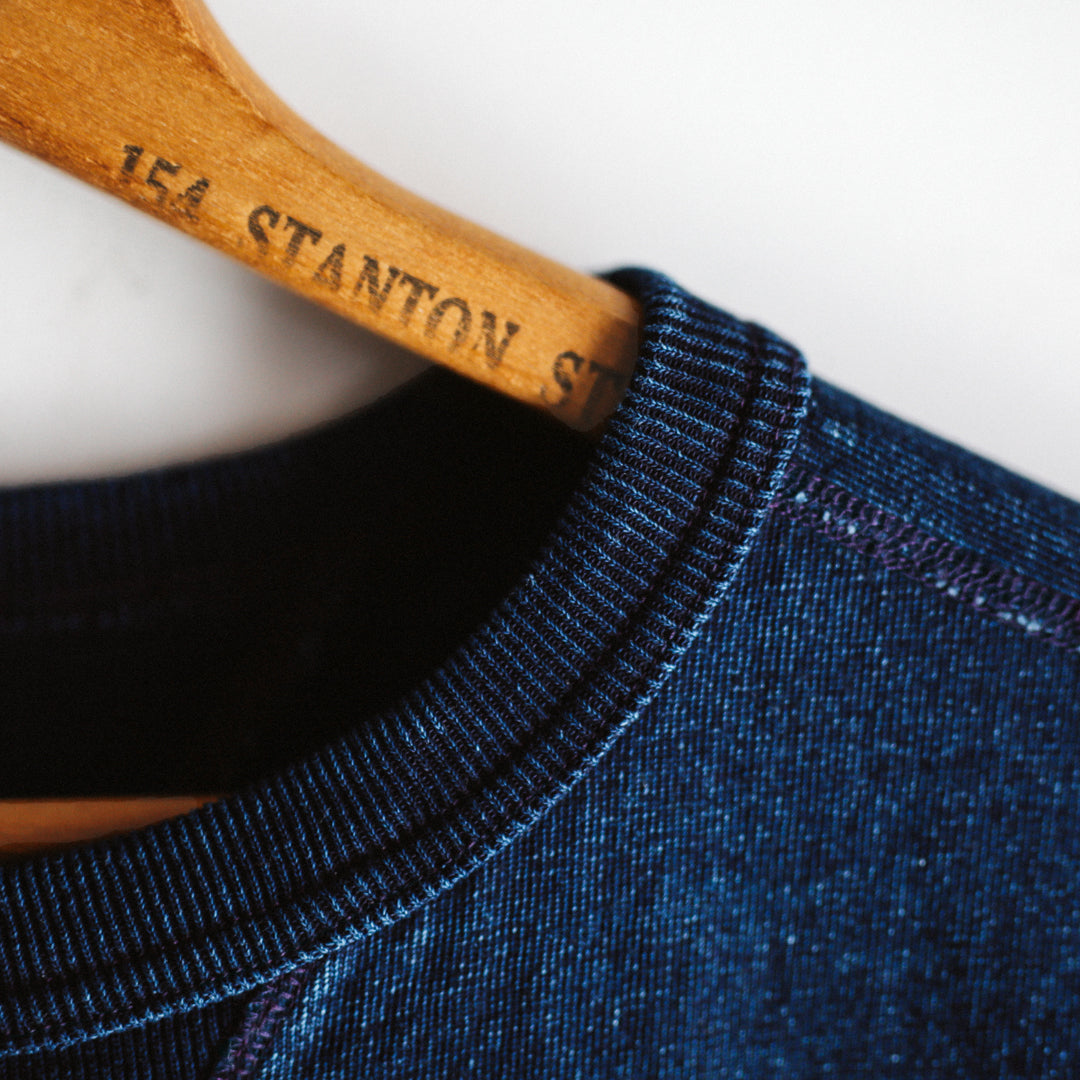 Limited Edition Col. / 10oz Indigo Dyed V-Gazette T-Shirt