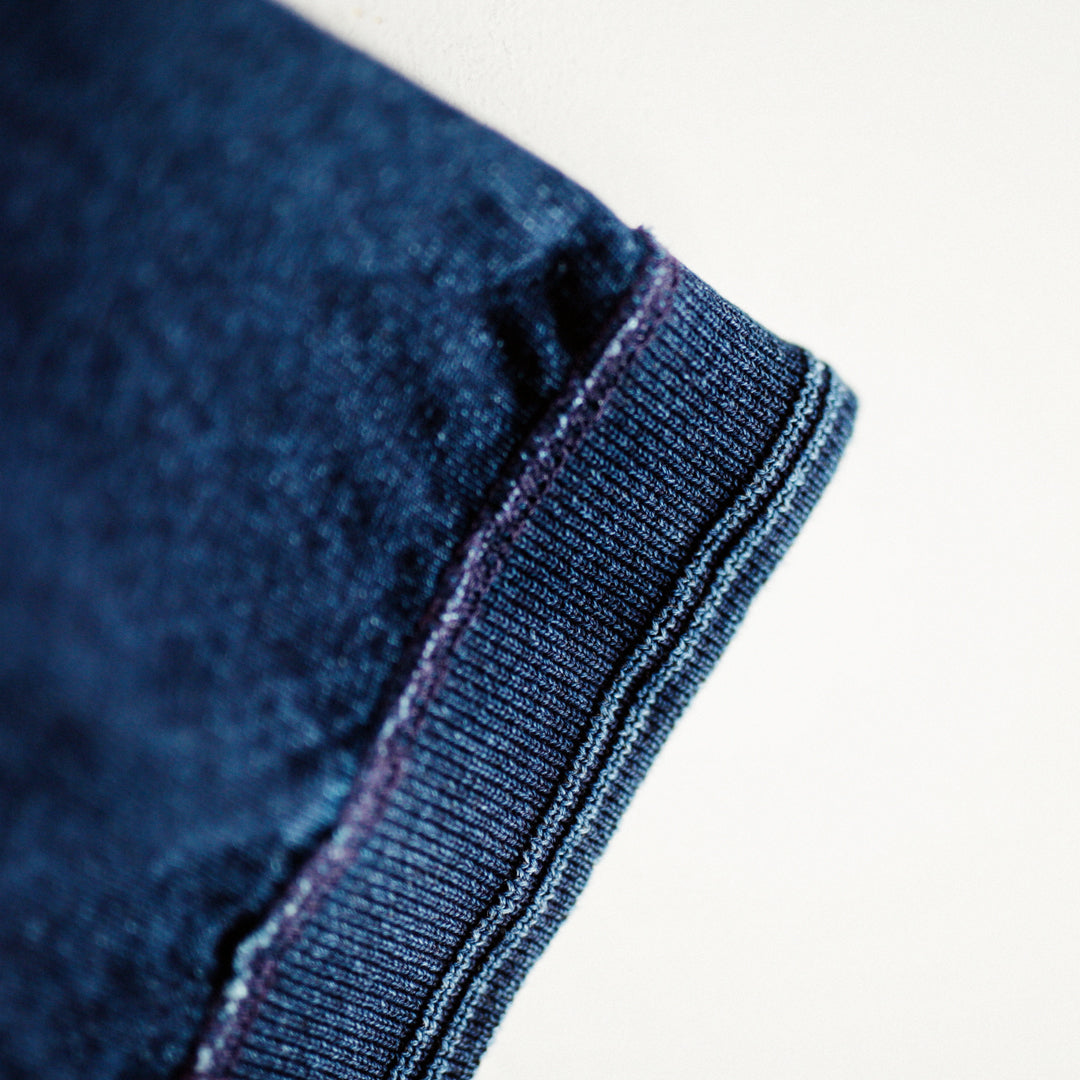 Limited Edition Col. / 10oz Indigo Dyed V-Gazette T-Shirt