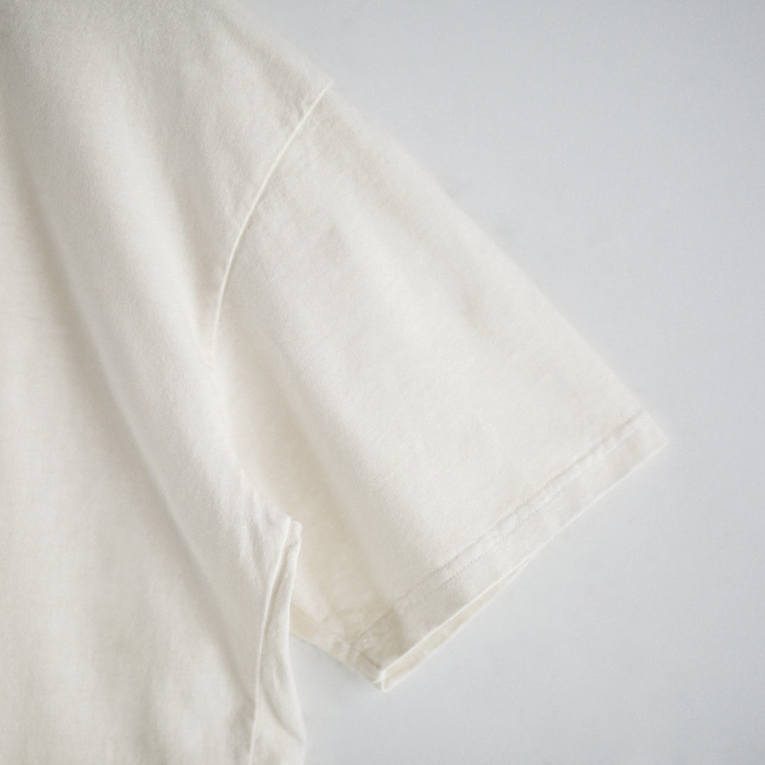 Limited Edition Col. / 10oz Garment Dyed Henley Neck T-Shirt