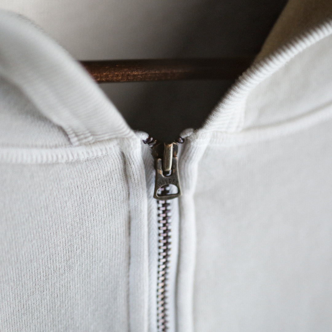 Exclusive Col. / 12oz Wakayama " Tsuri-Ami " W Zip-Up Hoodie / Garment Dye