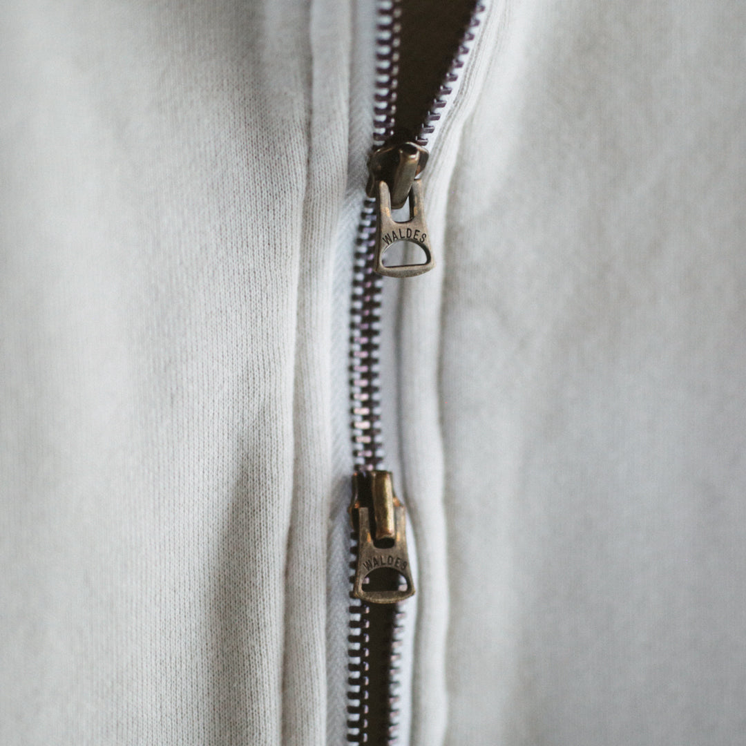 Exclusive Col. / 12oz Wakayama " Tsuri-Ami " W Zip-Up Hoodie / Garment Dye