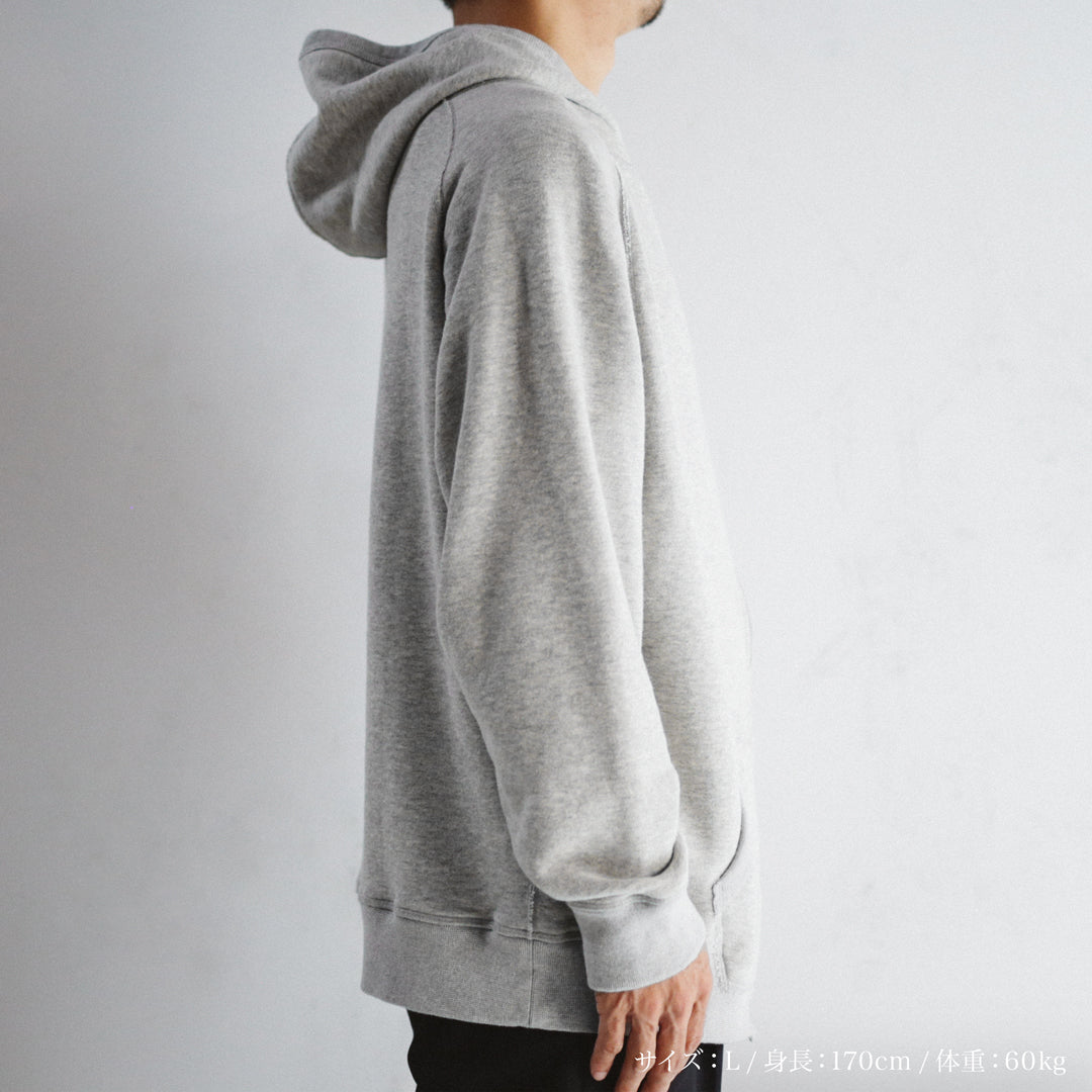 Exclusive Col. / 12oz Wakayama " Tsuri-Ami " W Zip-Up Hoodie