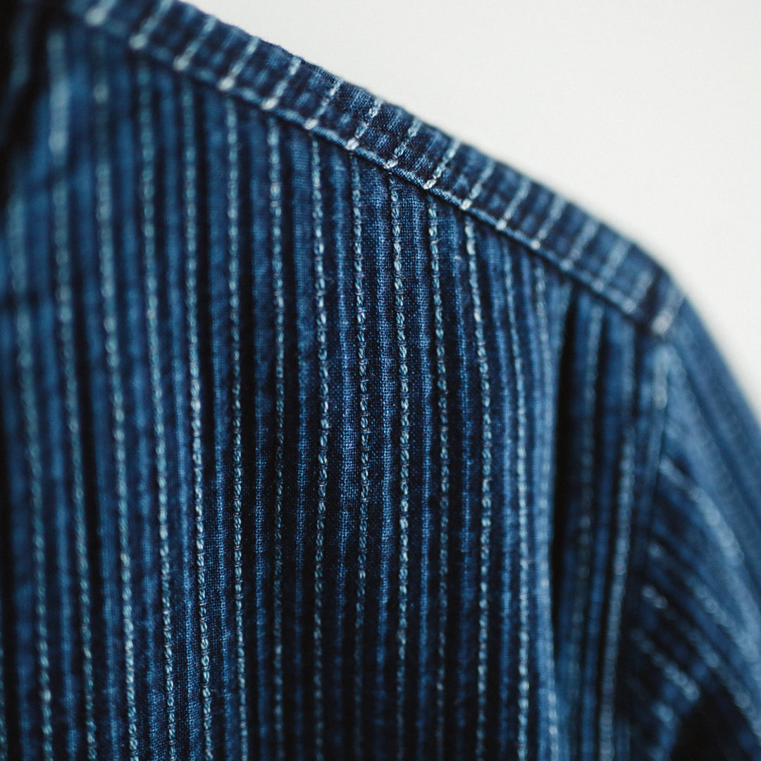 Limited Edition Col. / Okayama Indigo Sashiko Bomber Jacket