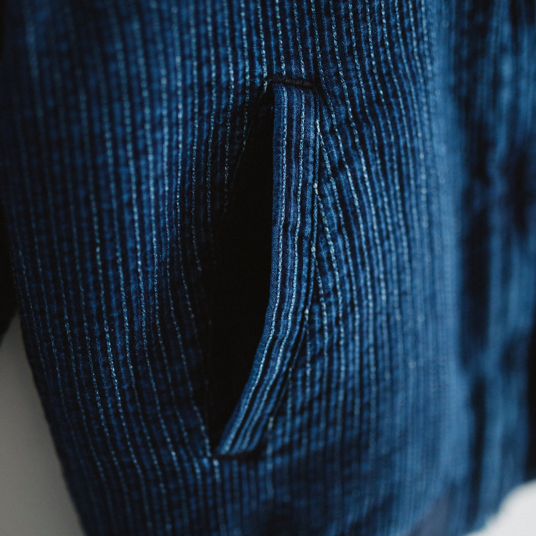 Limited Edition Col. / Okayama Indigo Sashiko Bomber Jacket