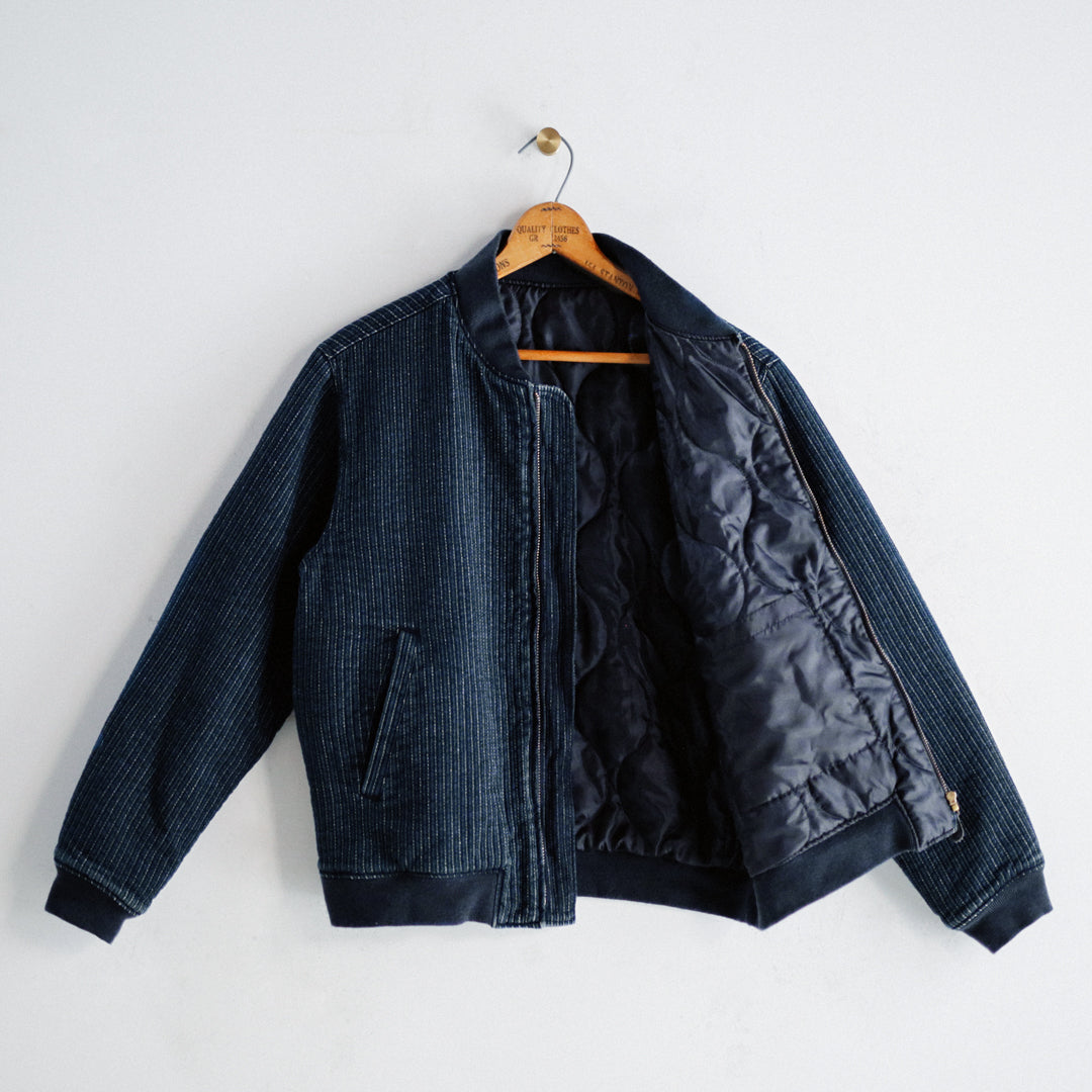 Limited Edition Col. / "Amami Doro-Zome" Sashiko Bomber Jacket