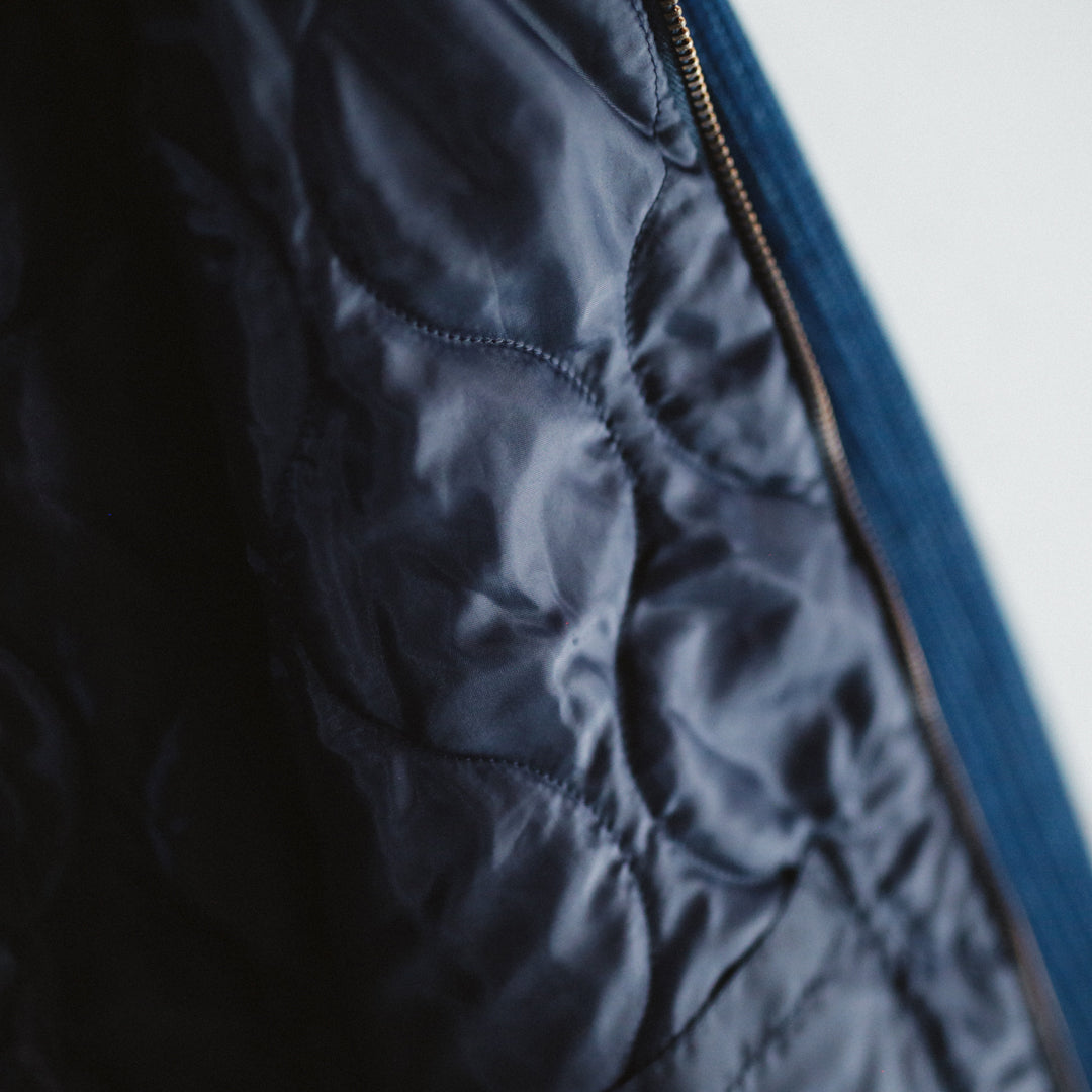 Limited Edition Col. / Okayama Indigo Sashiko Bomber Jacket