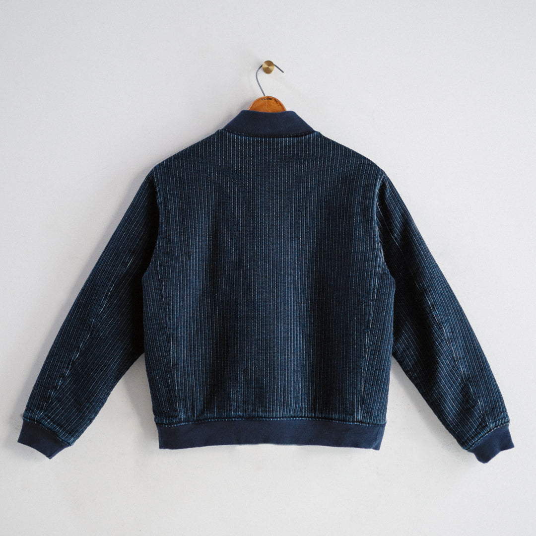 Limited Edition Col. / "Amami Doro-Zome" Sashiko Bomber Jacket