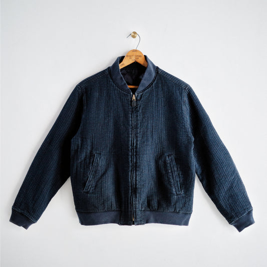 Limited Edition Col. / "Amami Doro-Zome" Sashiko Bomber Jacket