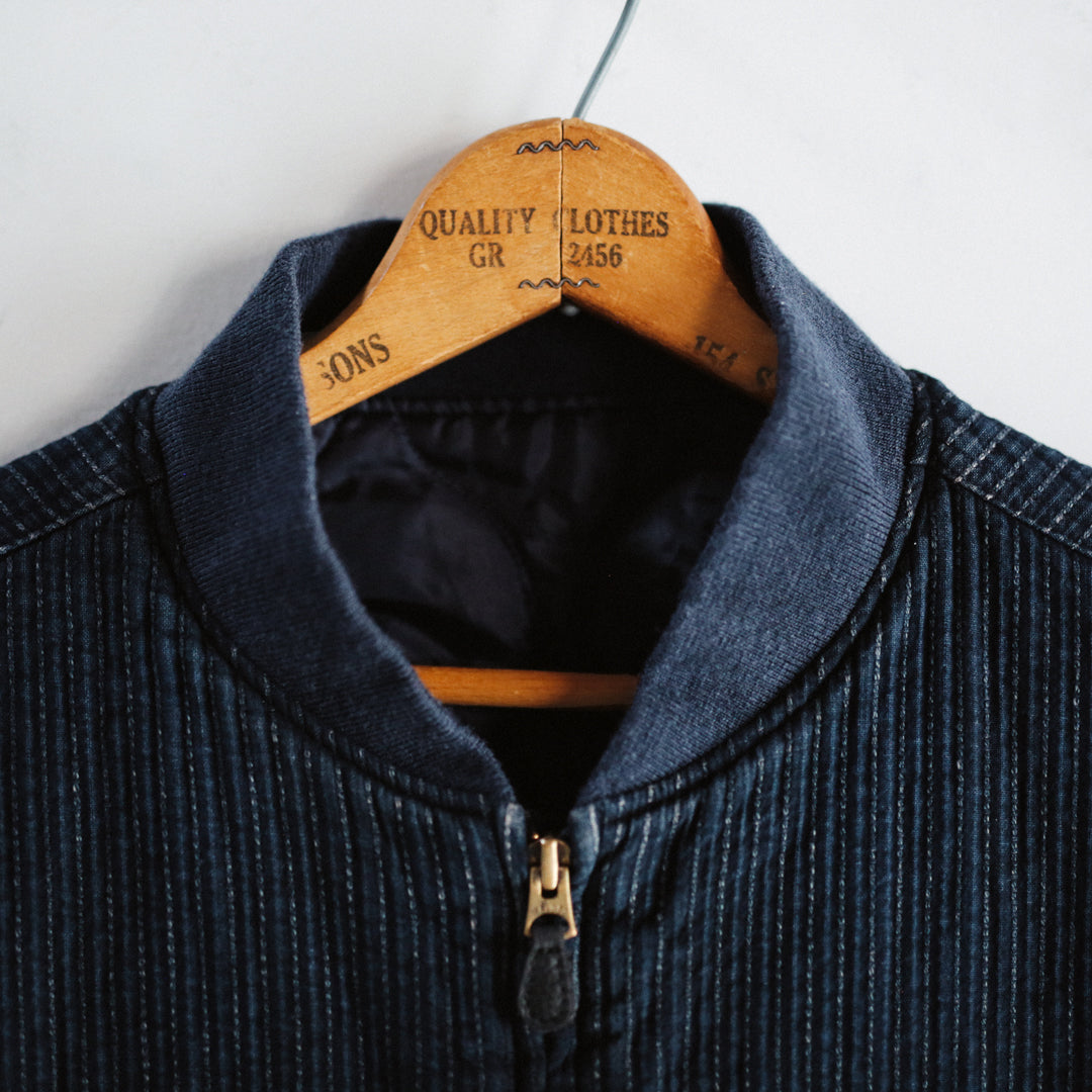 Limited Edition Col. / "Amami Doro-Zome" Sashiko Bomber Jacket