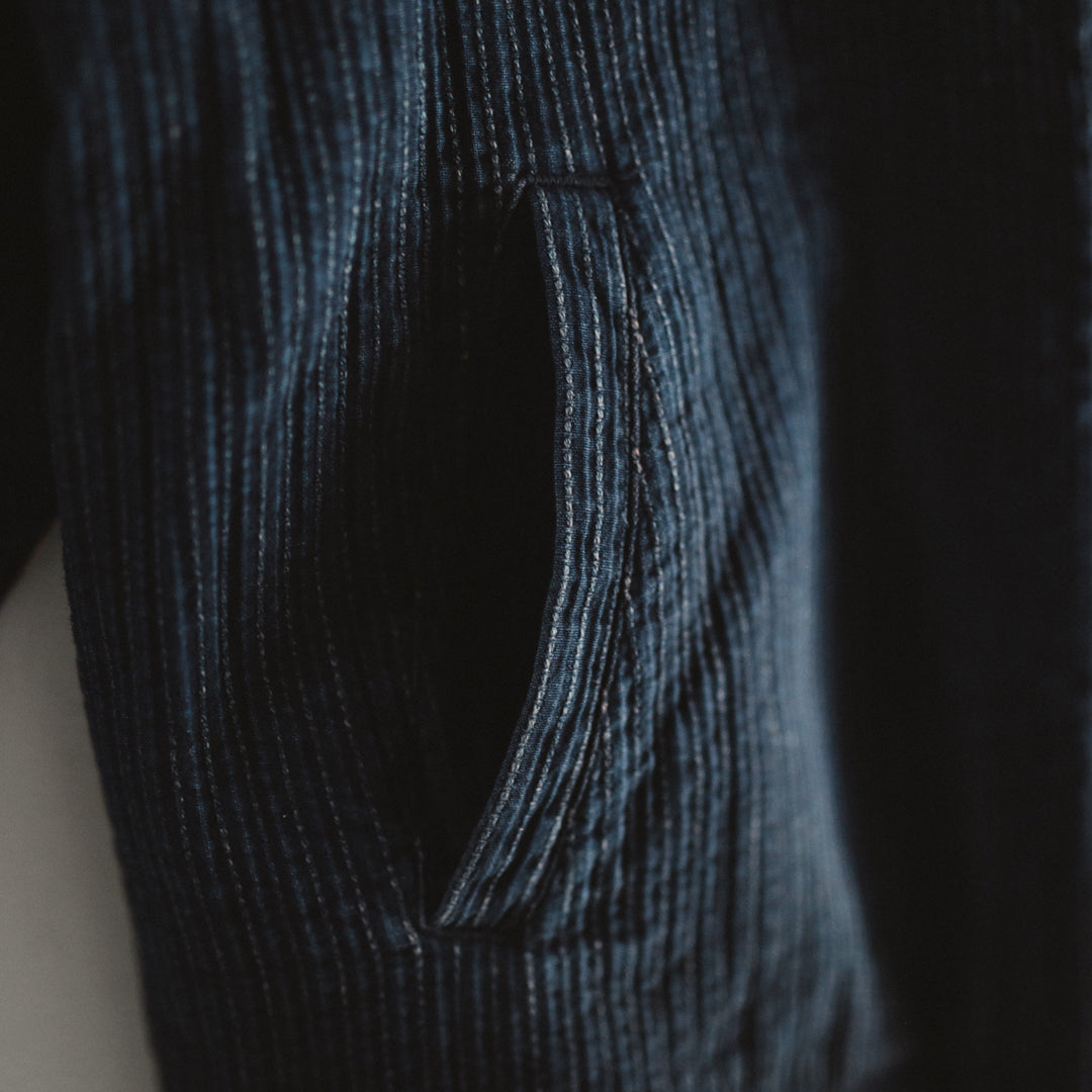 Limited Edition Col. / "Amami Doro-Zome" Sashiko Bomber Jacket