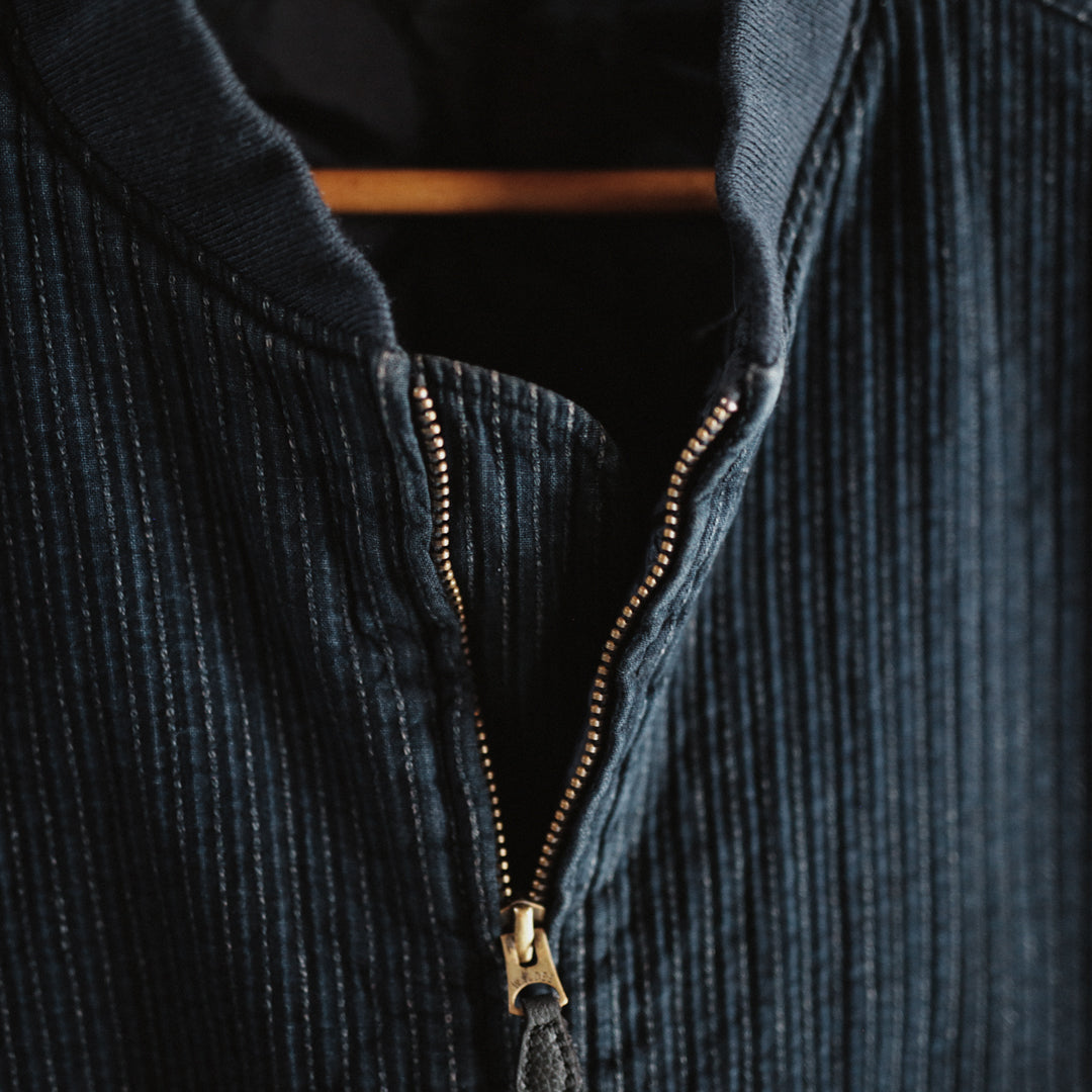 Limited Edition Col. / "Amami Doro-Zome" Sashiko Bomber Jacket