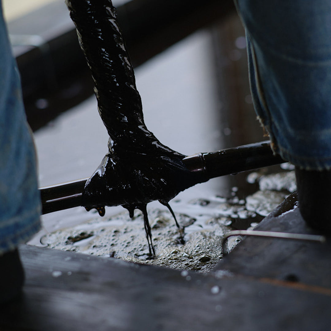 Indigo Dye Col. / Low gauge Socks #02