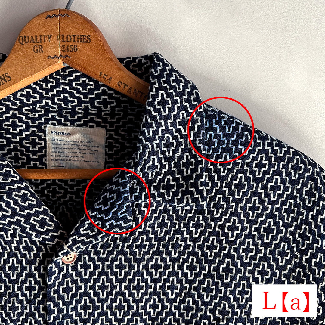 【アウトレット】Limited Edition Col. / Sashiko Open Collar Shirt