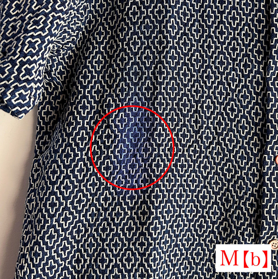 【アウトレット】Limited Edition Col. / Sashiko Open Collar Shirt