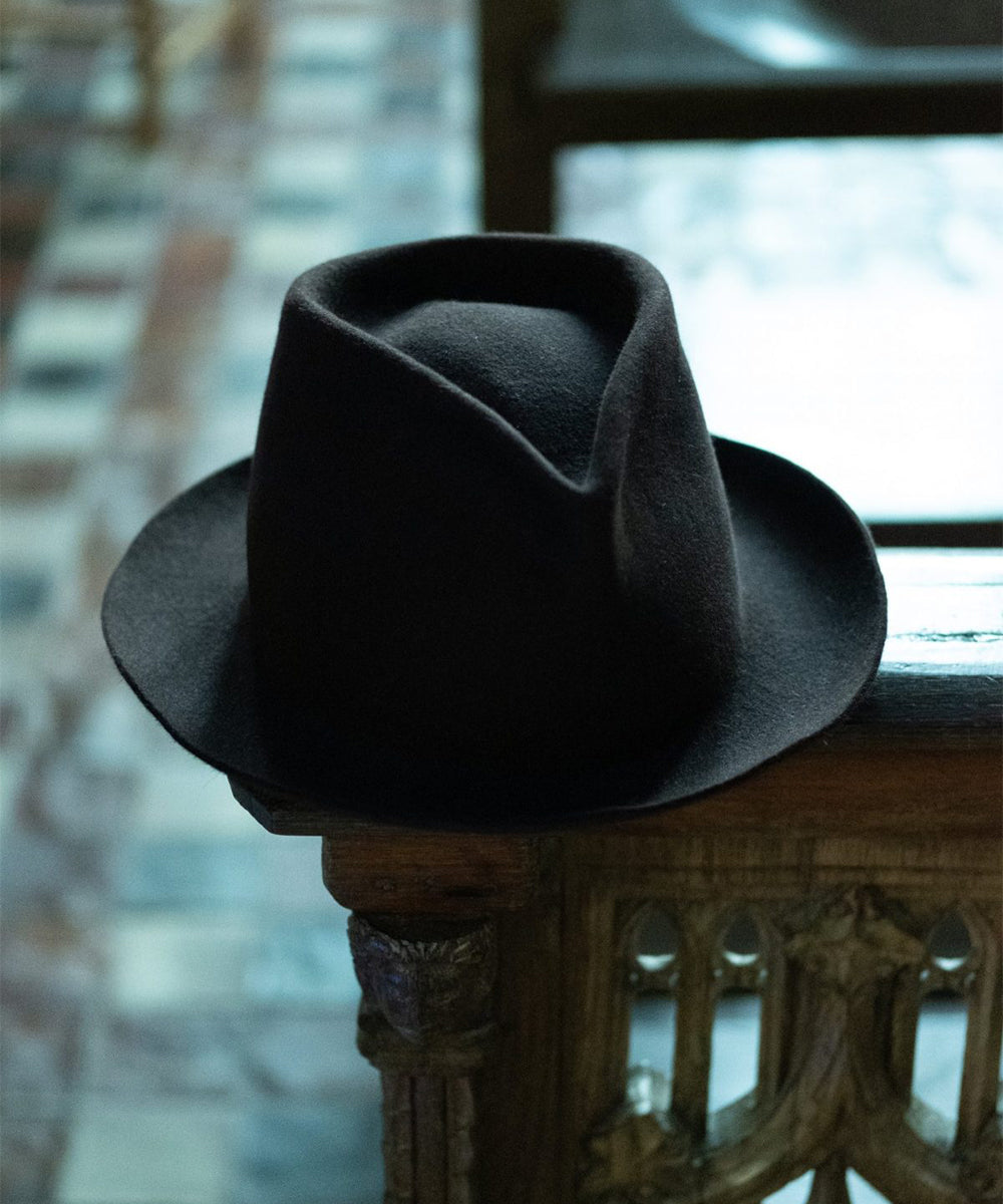 Italian Artisans Col. / Fedora Hat / Rabbit Fur Felt