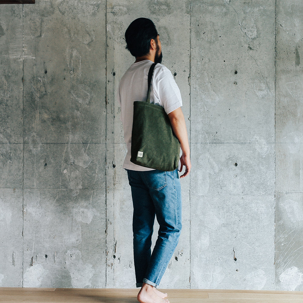 Natural Dye Col. / 15.2oz Heavy weight / 極厚キャンバストート