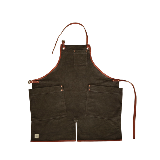 Natural Dye Col. / 15.2oz Heavy weight / Work Apron