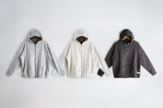 告知：12oz Wakayama " Tsuri-Ami " W Zip-Up Hoodie