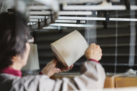 生産背景：岐阜県「10番双糸天竺」