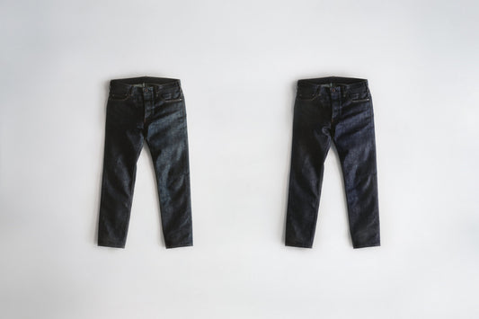 告知：Okayama Slim Tapered Jeans / 2 Items