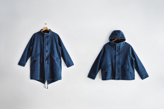 告知：Sashiko Indigo Outer / 2 types