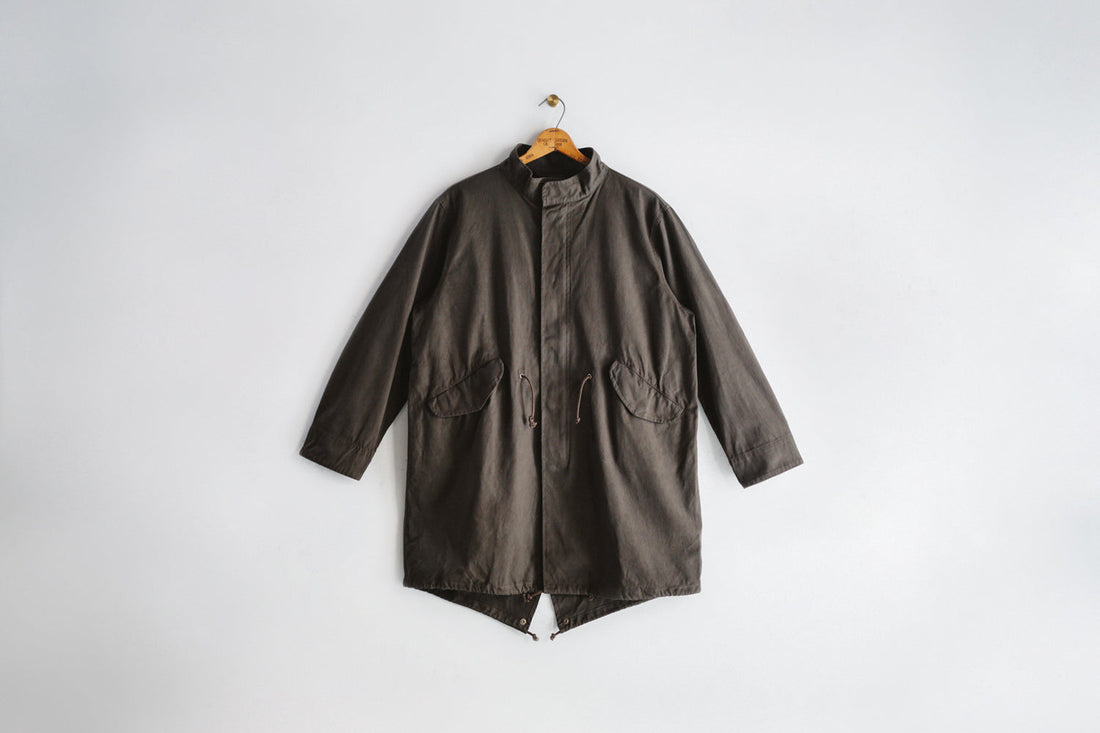 告知：9.2oz "Amami Doro-Zome" Selvedge Duck Mods Coat