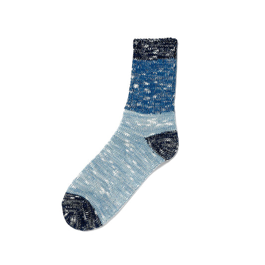 Indigo Dye Col. / Low gauge Socks #01