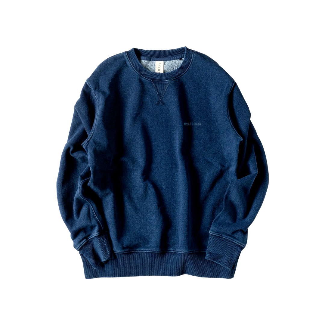 MOLTEMANI モルテマニ denim sweat デニムスウェット L 【公式 MOLTEMANI モルテマニ denim sweat デニムスウェット L 【公式