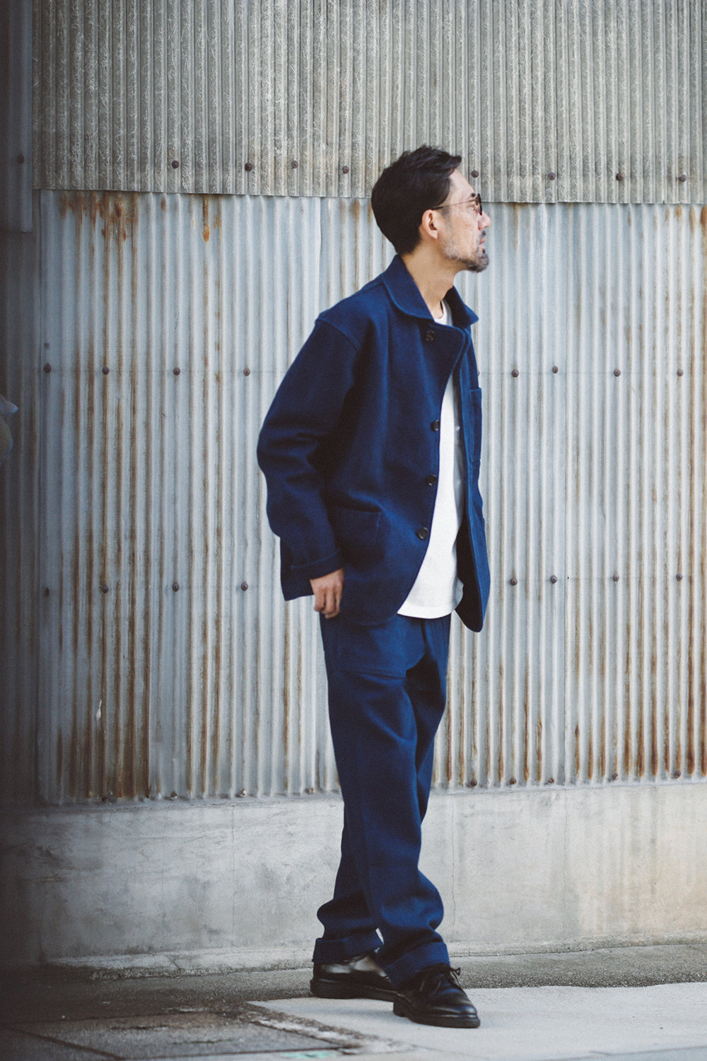 モルテマニ　MOLTEMANI　ワークシャツ MOLTEMANI（モルテマニ）/ Classic Col. / Open collar shirt S/S