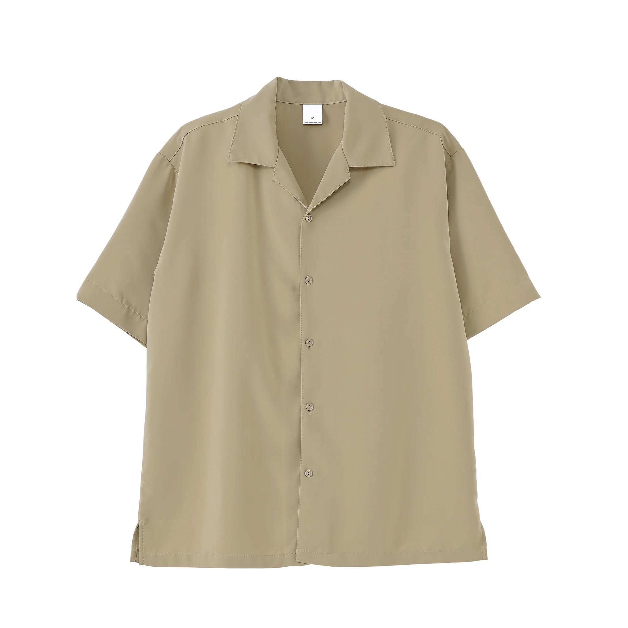 【アウトレット】Premium Col. / Silky Open collar shirt