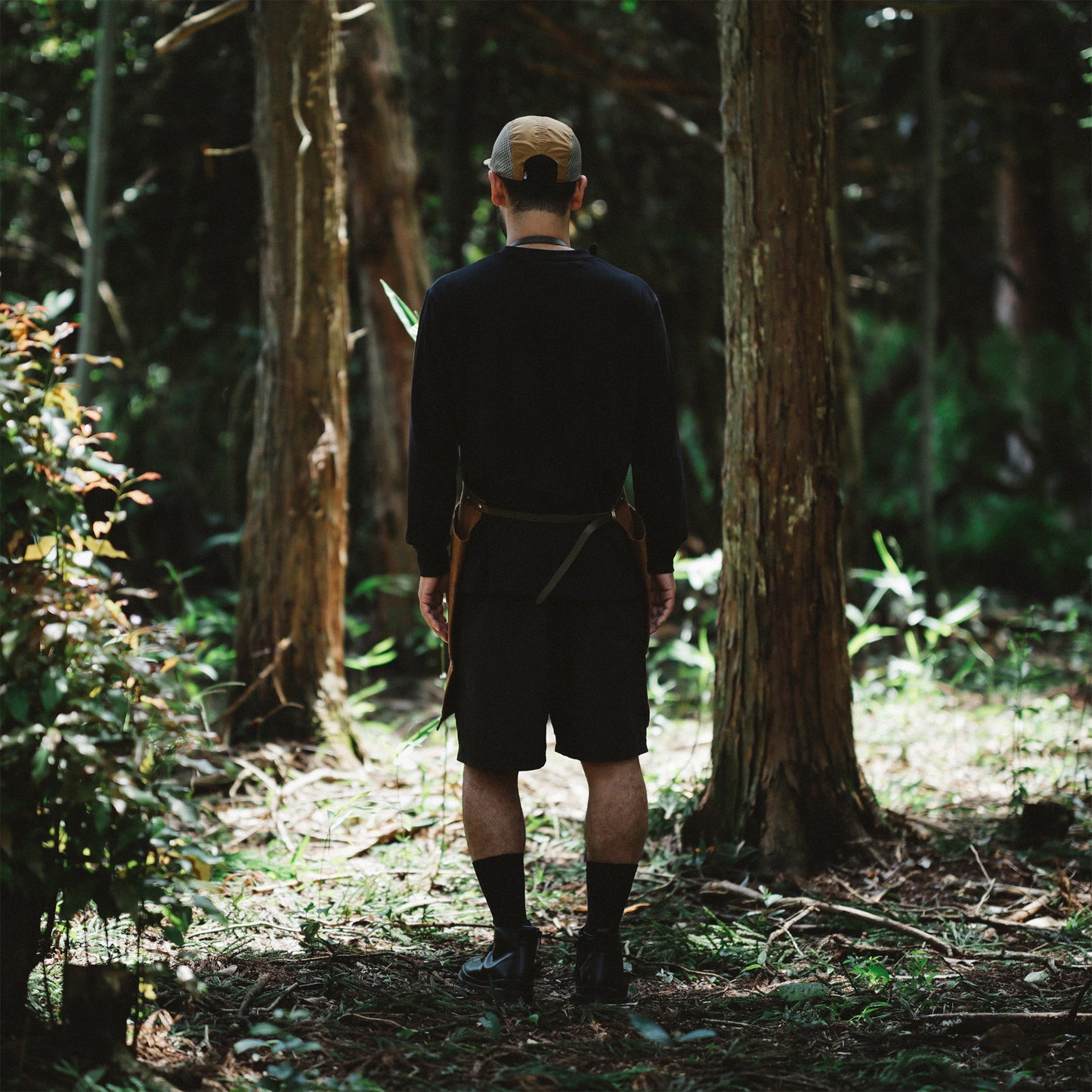 Natural Dye Col. / 15.2oz Heavy weight / Work Apron