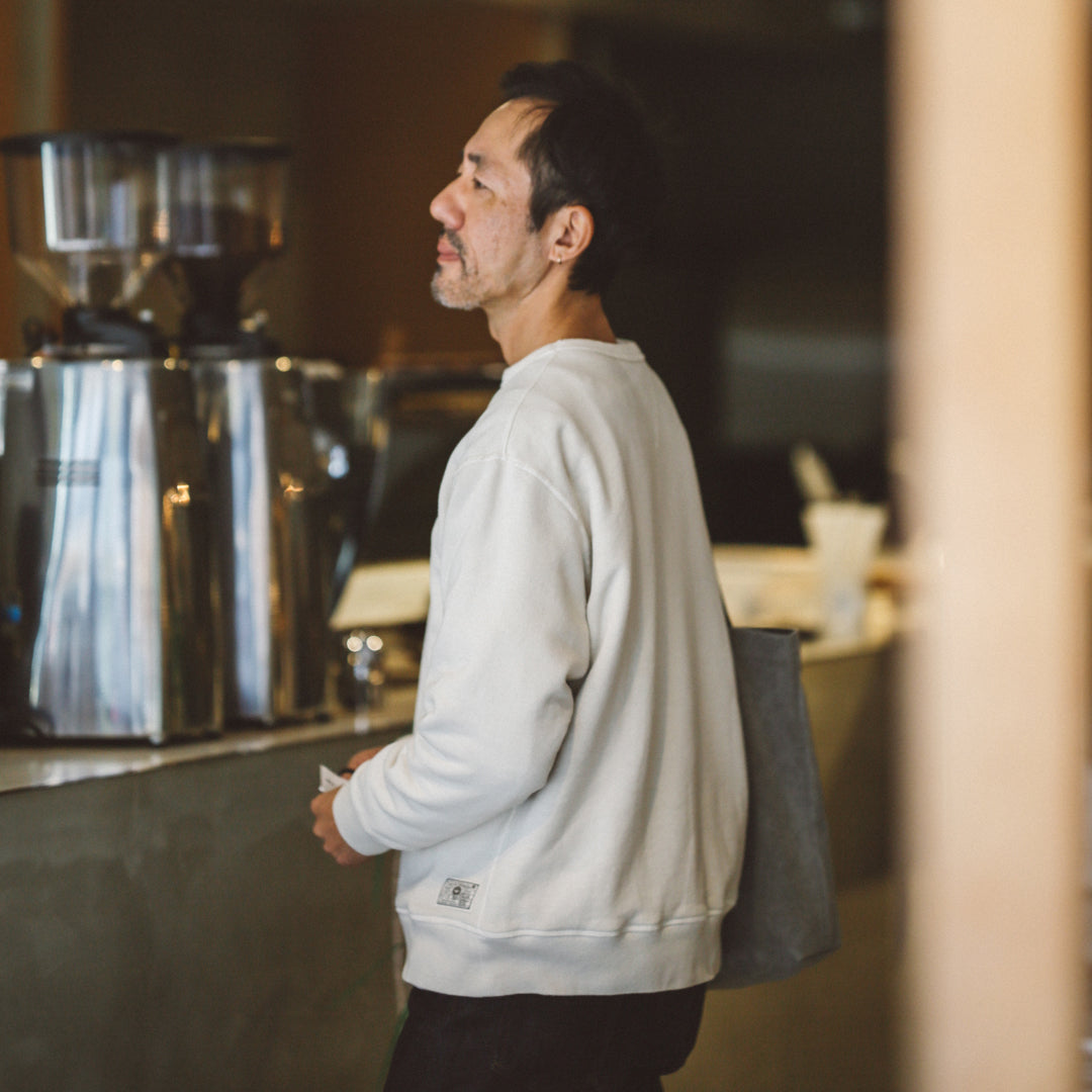 【アウトレット】Exclusive Col. / 12oz Wakayama " Tsuri-Ami " Sweat / Garment Dye