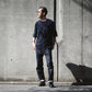 Limited Edition Col. / 10oz " Amami Doro-Zome " Back Side Indigo Over Size T-shirt